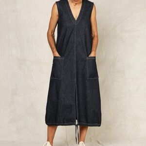 Flora Animalia Daily Harvest‎ Denim Dress Size 2 (M/L)